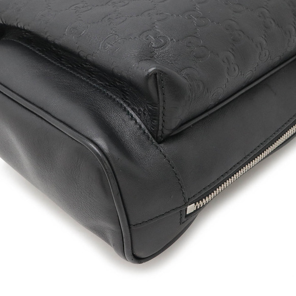 Gucci leather ssima black Crossbody - Picture 3 of 8